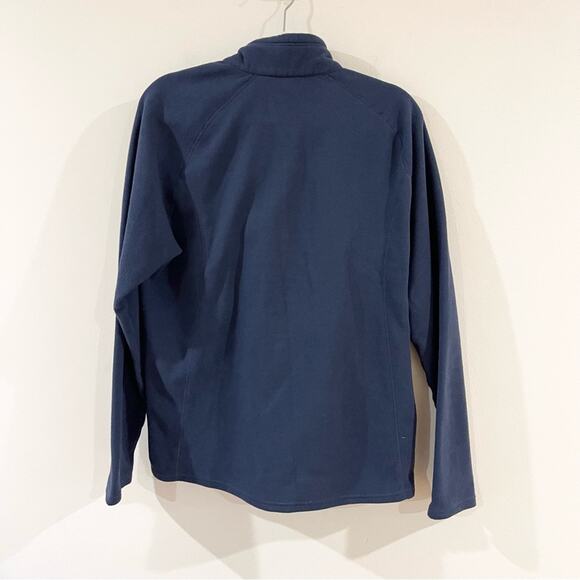Easter Mountain Sports Men's Navy Blue 1/2 zip Fleece Pullover Size M - Picture 4 of 6